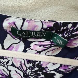 Lauren Ralph Lauren Women's Floral Dress  - Purple and Blue